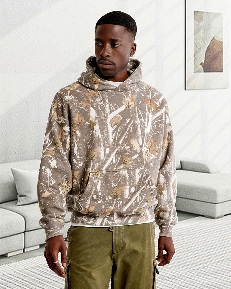 Camouflage Printed Hoodie