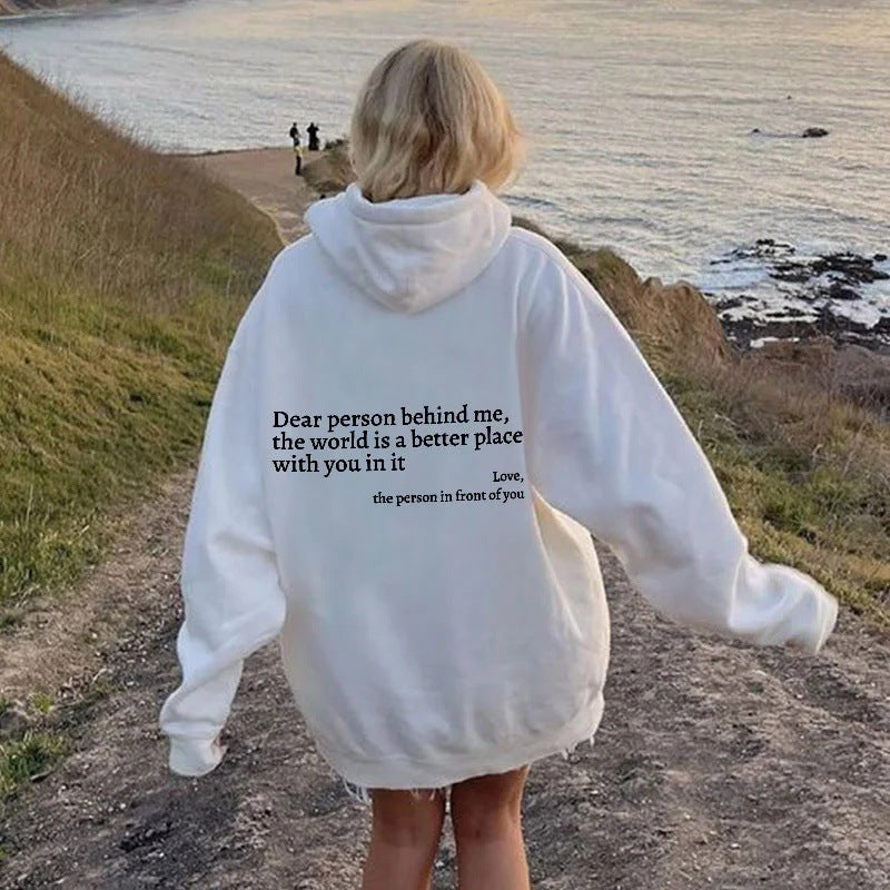 "You Are Enough" Drawstring Hoodie