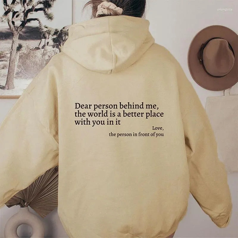 "You Are Enough" Drawstring Hoodie