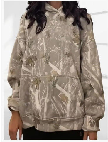 Camouflage Printed Hoodie