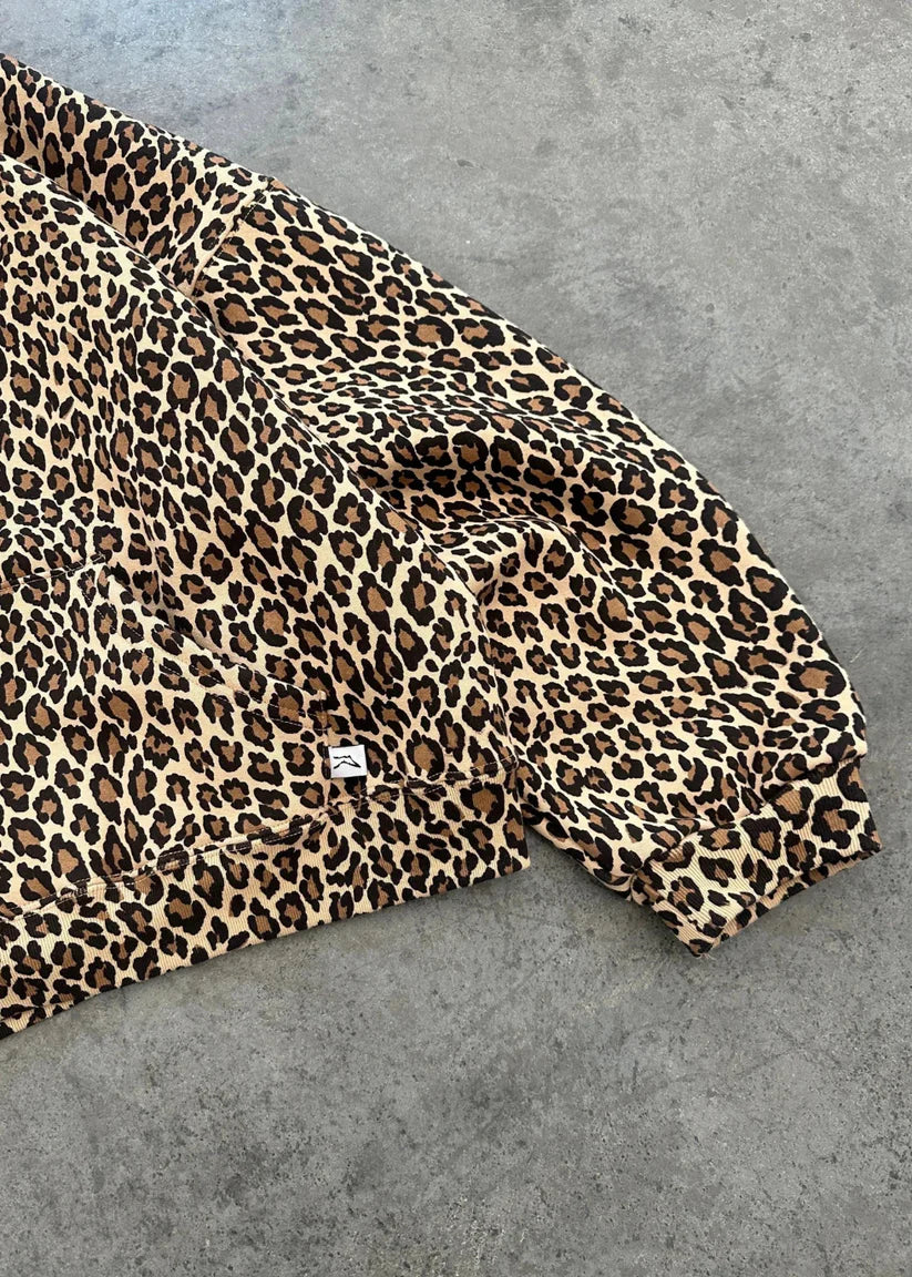 Leopard Printed Hoodie