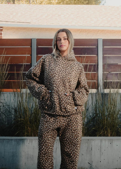 Leopard Printed Hoodie